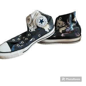 Converse DC Comics Batman Chuck Taylor RARE Men 5 Women 7 - EUC - *No Laces*